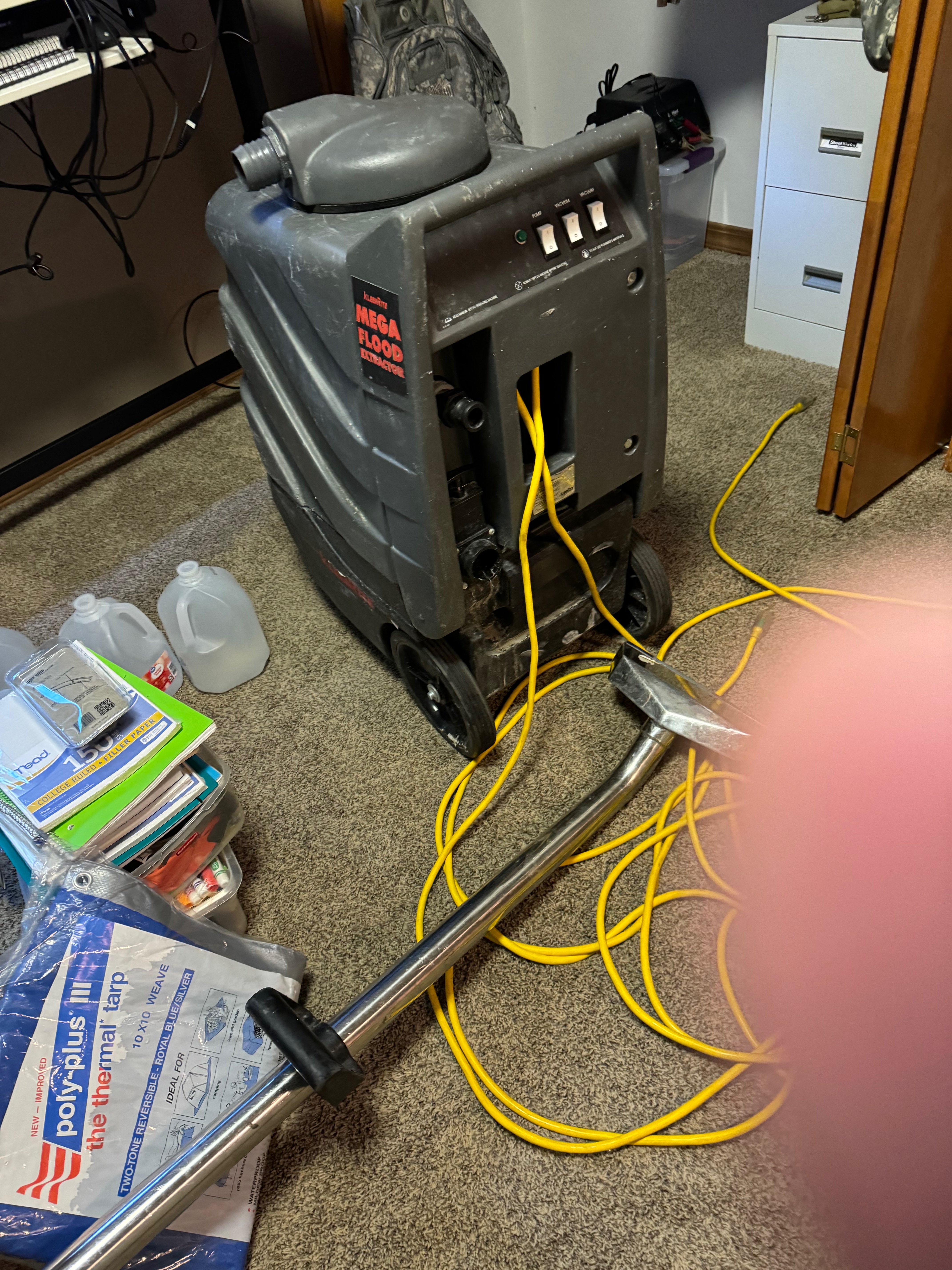 Commercial water extraction equipment deployed in Montrose, MN